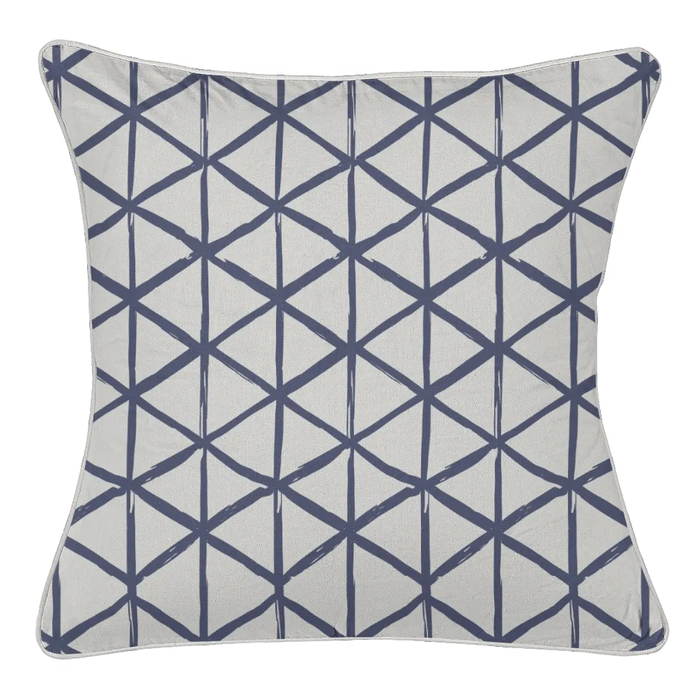Ikat Fusion Coordinates Pair – Peridot Blues (Sapphire)