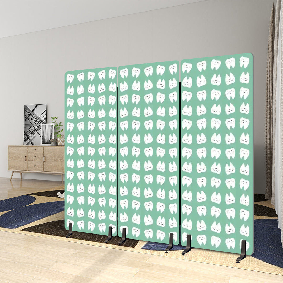 3 Panel Sound-Absorbing Room Divider / Happy Tooth