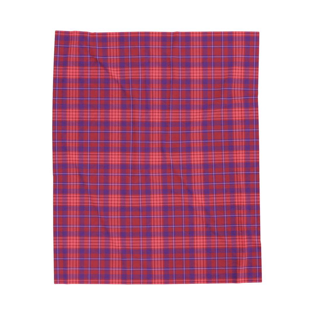 Velveteen Plush Blanket / Winter Pretty Plaids