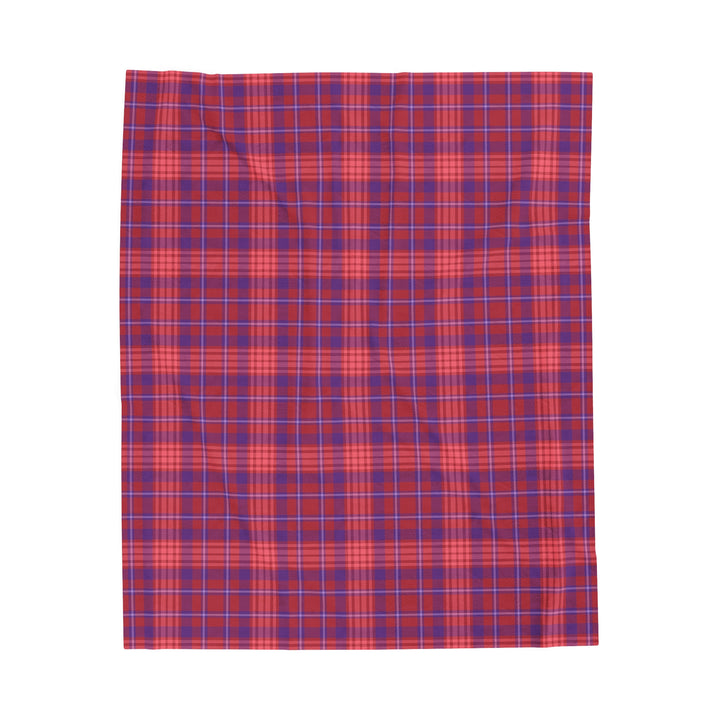 Velveteen Plush Blanket / Winter Pretty Plaids