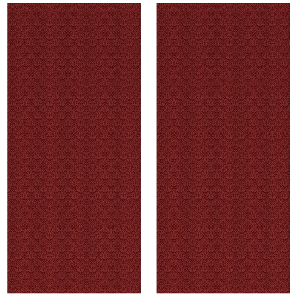 Midnight Garden™ Cotton Blend Curtain Panel Set (2 Panels) – Damask