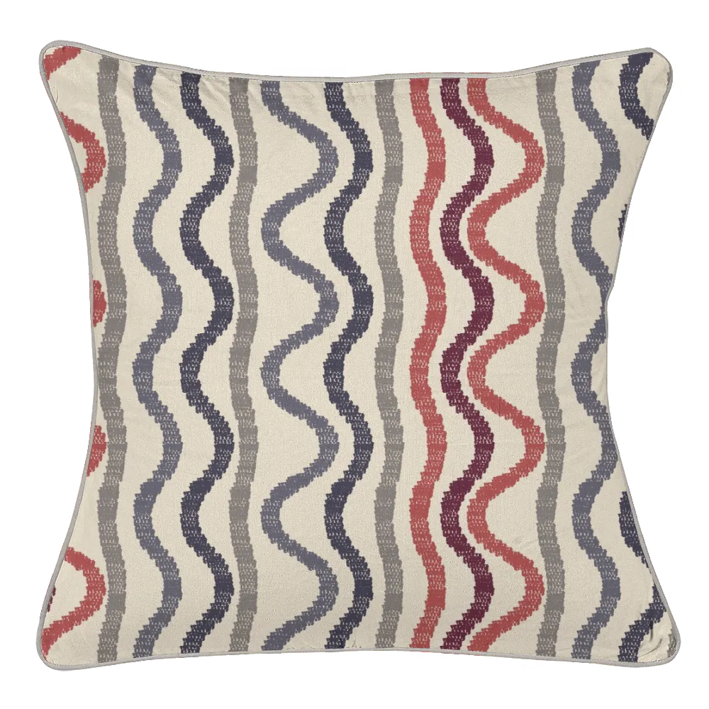 Ikat Fusion Coordinates Pair – Americana (Brick)