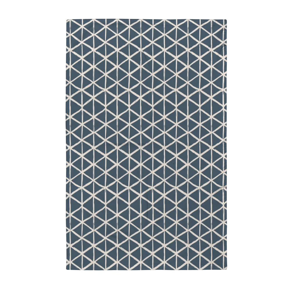 Ikat Fusion Tea Towel Set (6) – Sand &amp; Sea (Geometric)