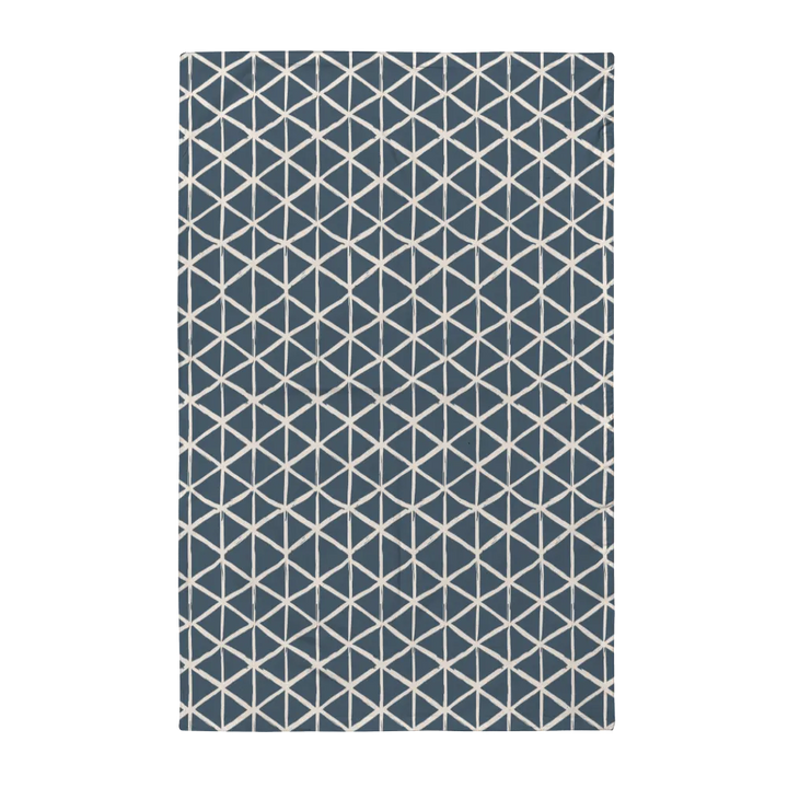 Ikat Fusion Tea Towel Set (6) – Sand &amp; Sea (Geometric)