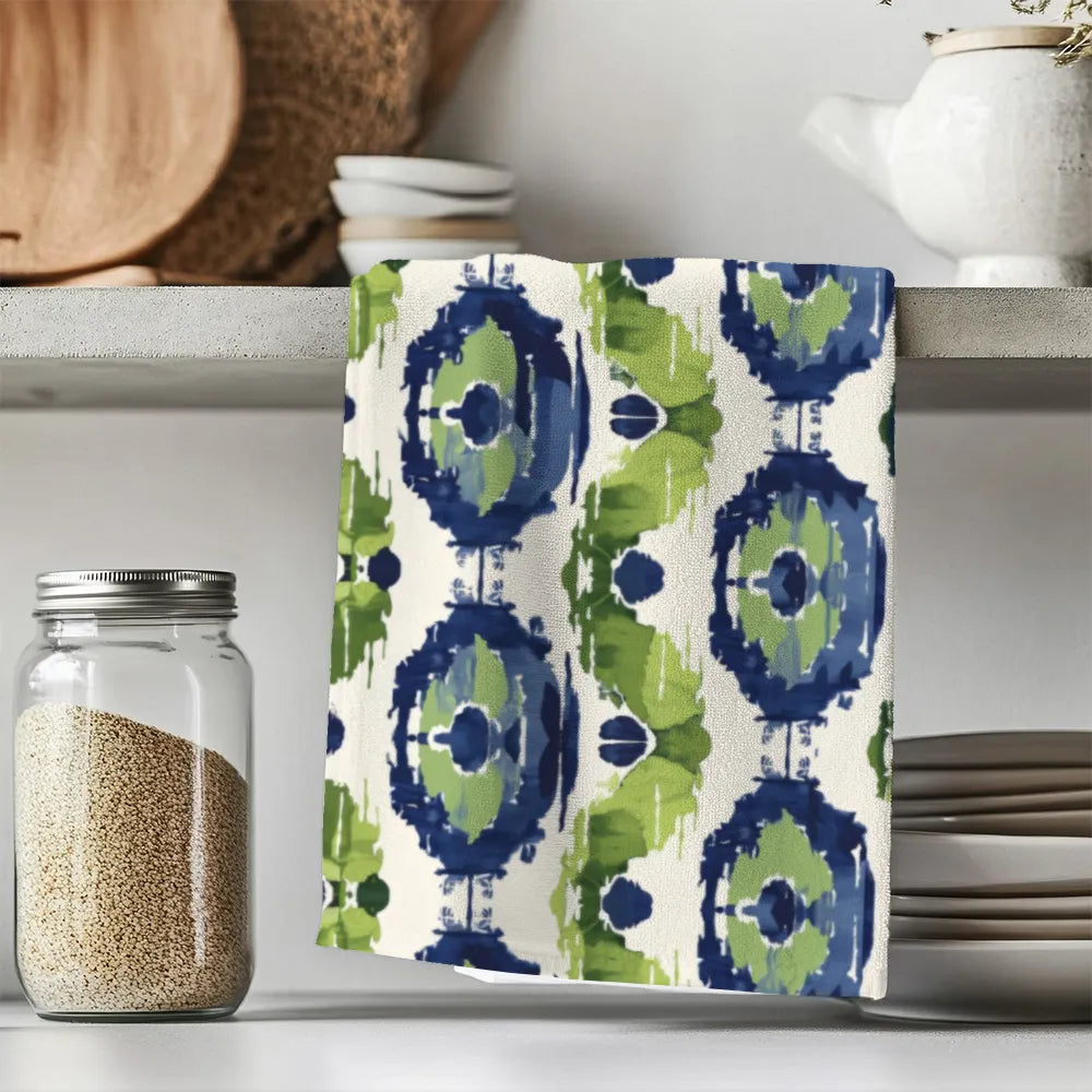 Ikat Fusion Tea Towel Set (6) – Kelp Ribbon