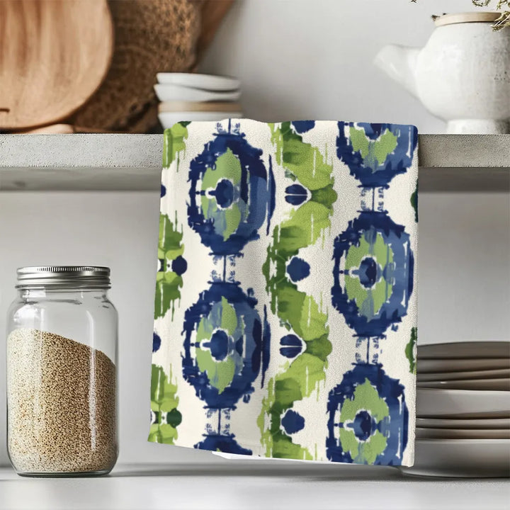 Ikat Fusion Tea Towel Set (6) – Kelp Ribbon