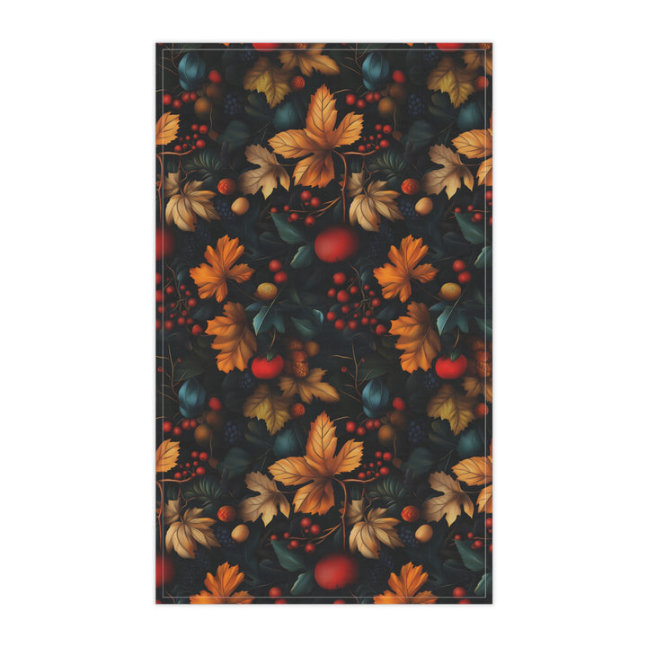 Cotton Twill Tea Towel / Moody Fall - Berries Melange