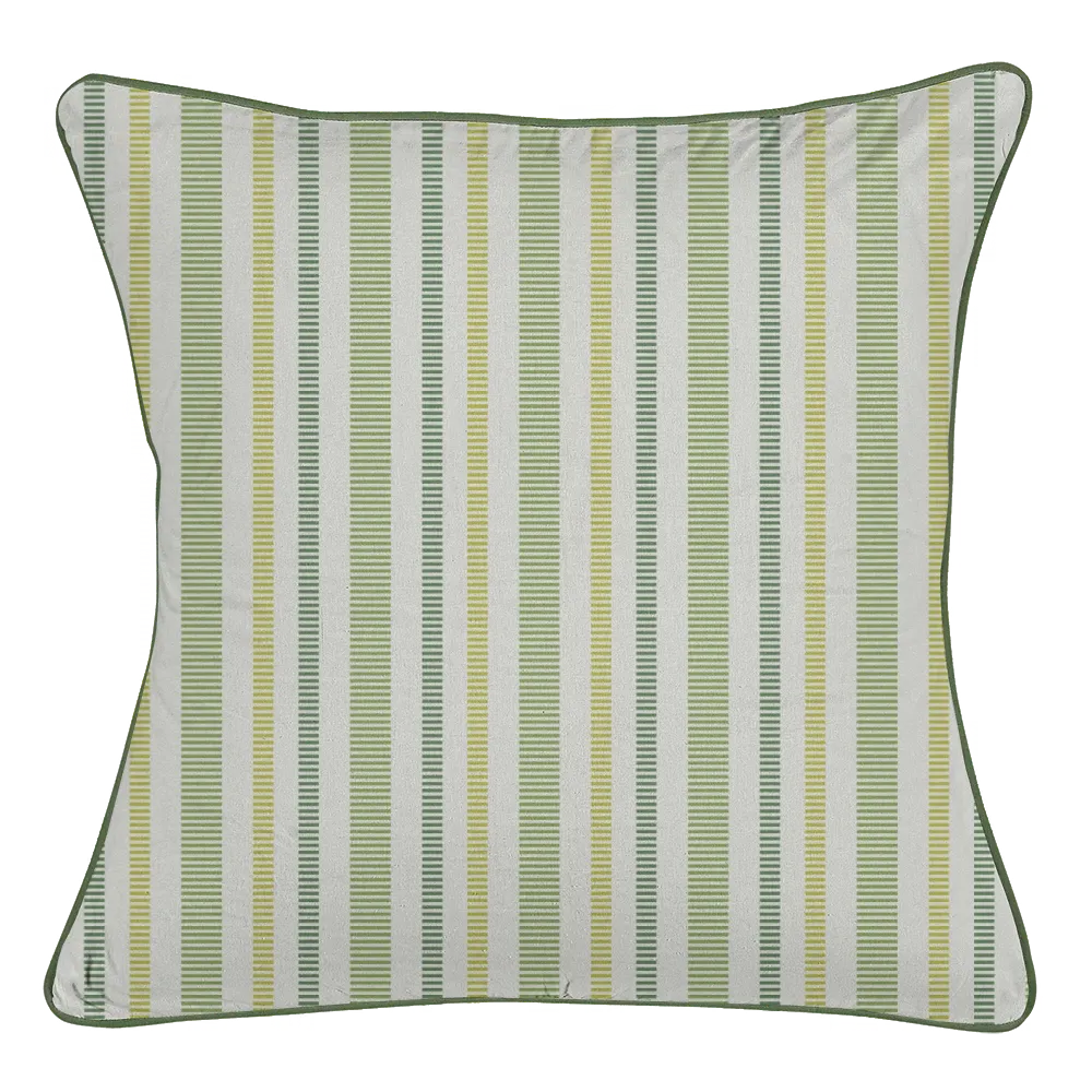 Reversible Pillow Pair – Limeade