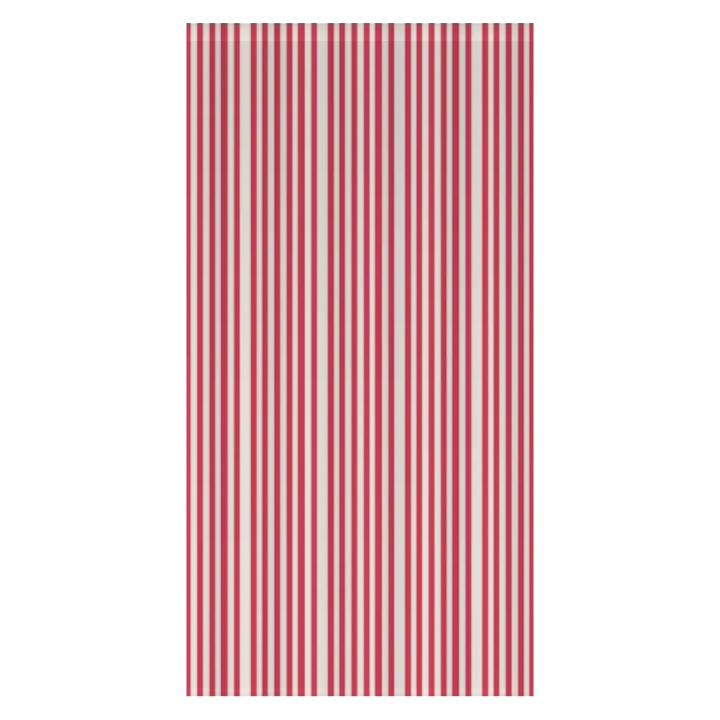 Window Curtain Set - Cotton Blend (2 Panels) | French Stripe - Rose