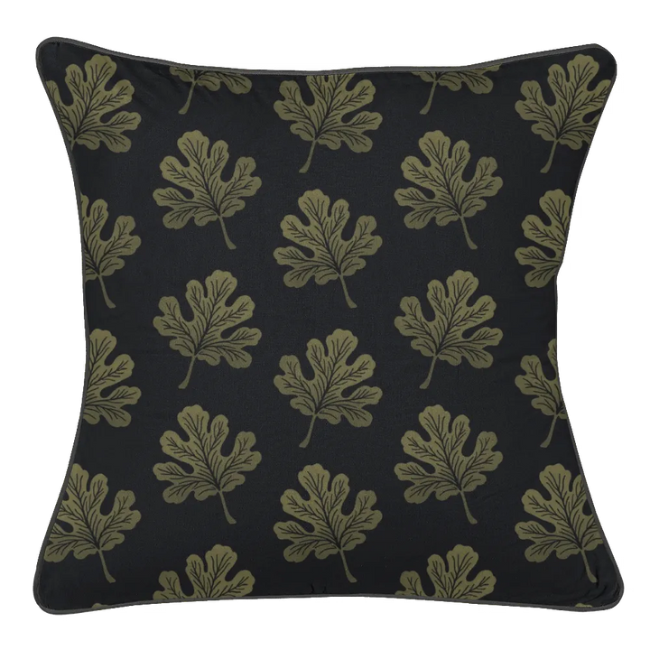 Verdant Fig™ Pillow Trio - Stamped Fig (Noir)