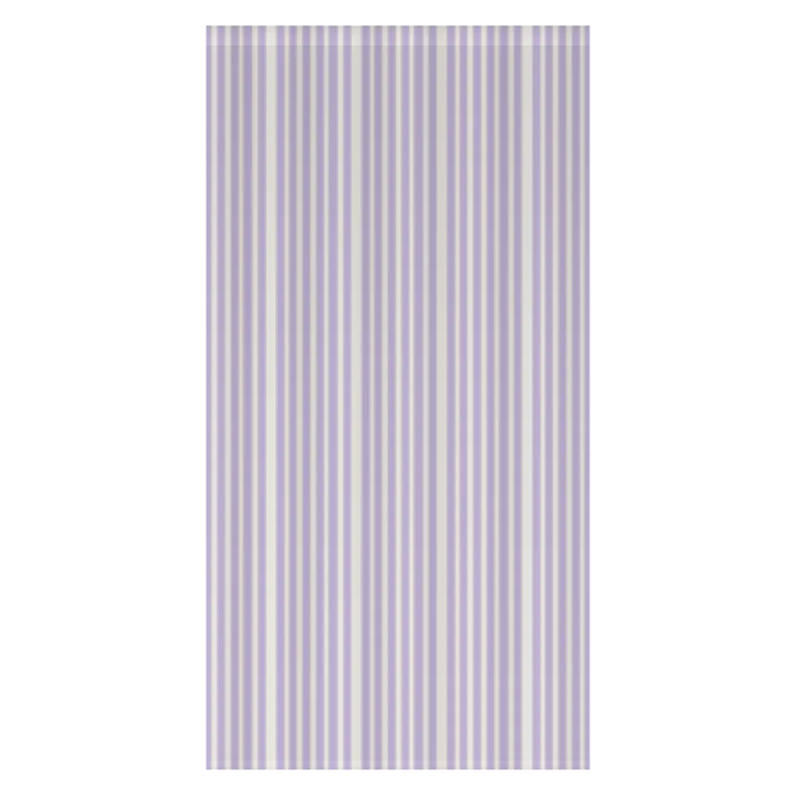 Window Curtain Set - Cotton Blend (2 Panels) | French Stripe - Heliotrope