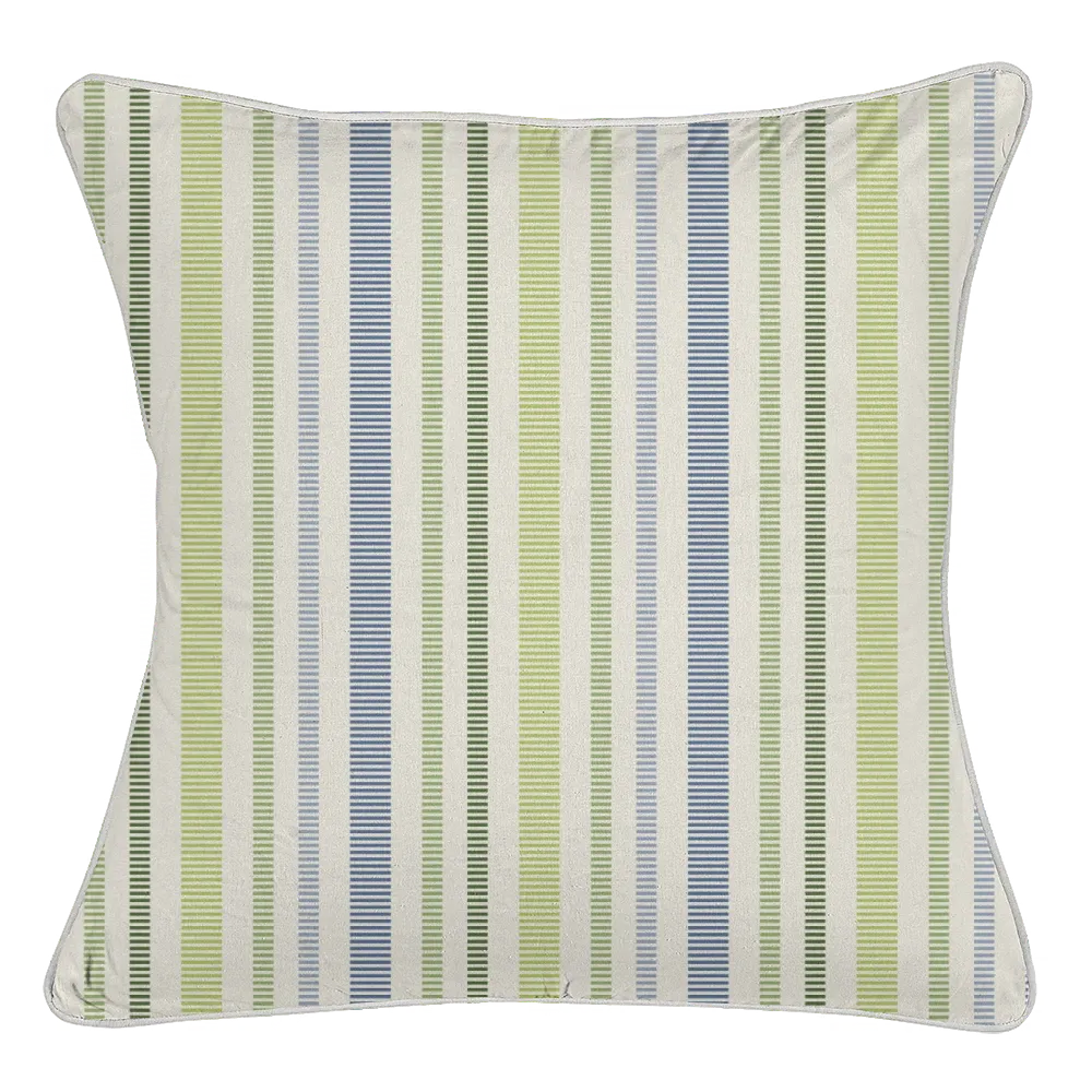 Ikat Fusion Coordinates Pair – Kelp Ribbon (Green)