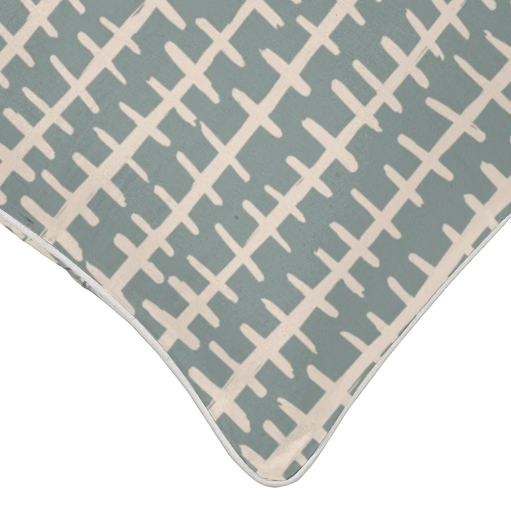 Ikat Fusion Coordinates Pair – Sand &amp; Sea (Steel)