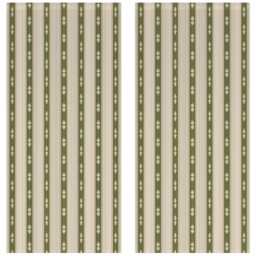 Sunlit &amp; Harvest Garden™ Curtain Panel Set (2 Panels) - Stripe