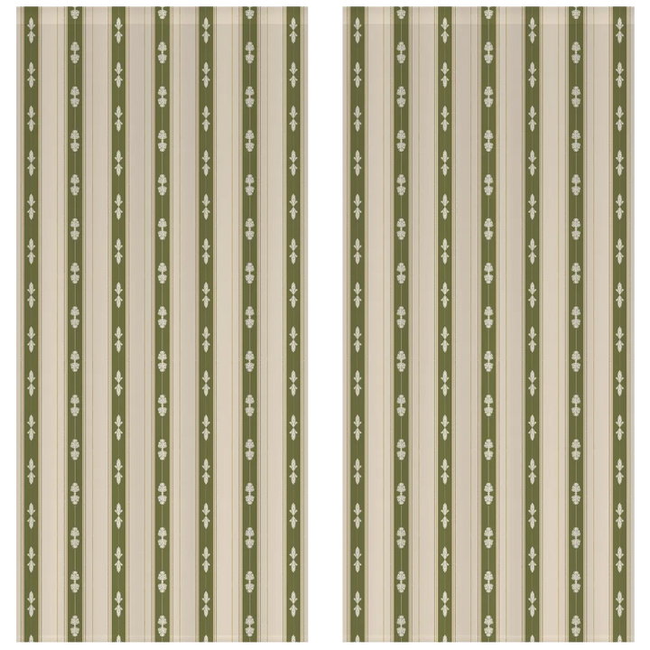 Sunlit &amp; Harvest Garden™ Curtain Panel Set (2 Panels) - Stripe