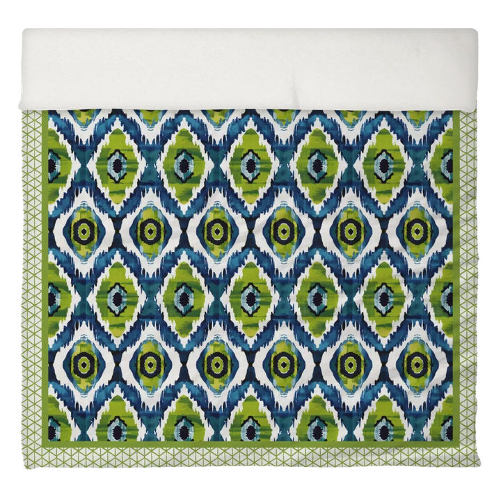 Lily Pad Duvet Cover Set | Ikat Fusion Collection