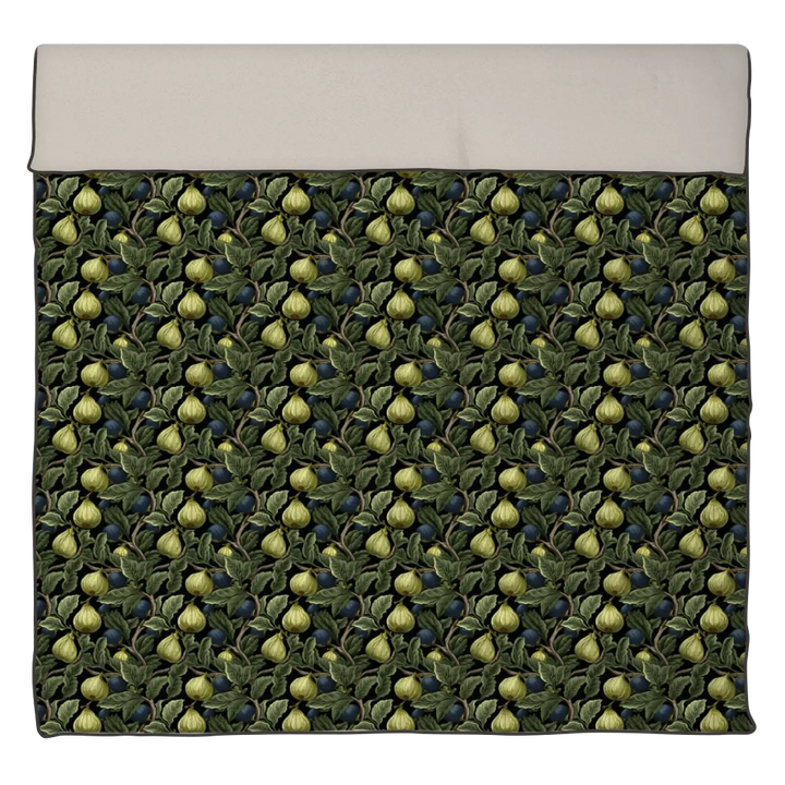 Verdant Fig™ Piped Edge Duvet Cover Set - Verdant Fig