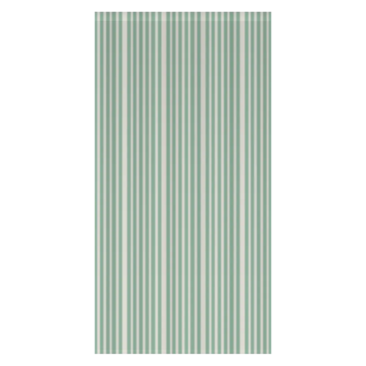 Window Curtain Set - Cotton Blend (2 Panels) | French Stripe - Spearmint