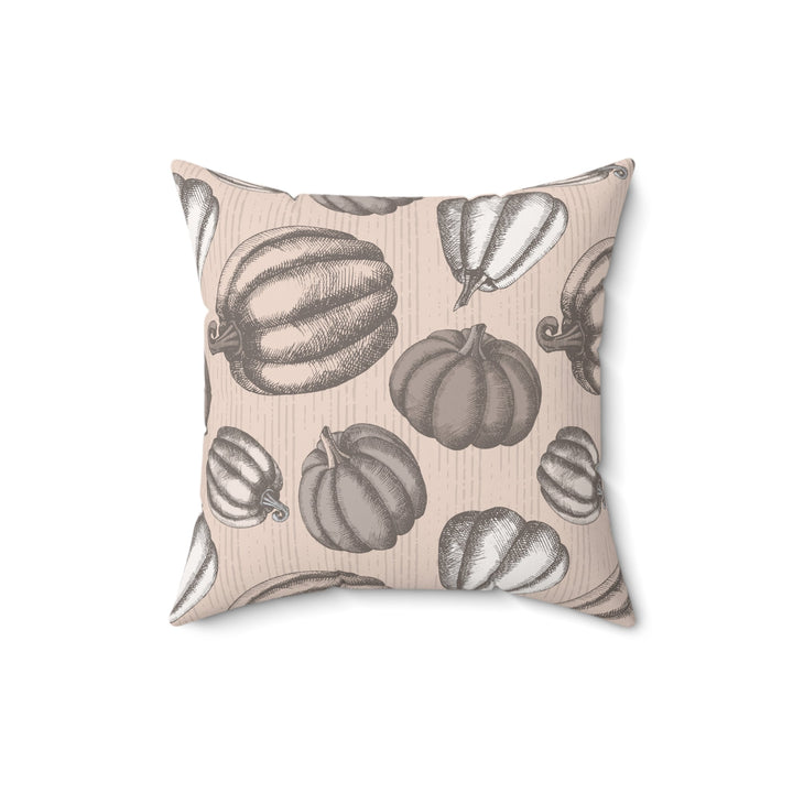 Microsuede Cushion / Cozy Pumpkins