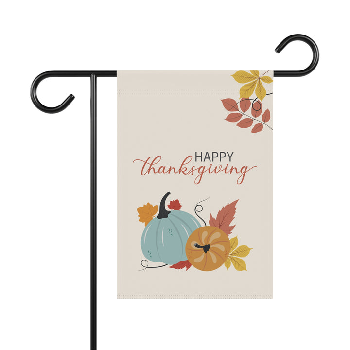 Double-sided Garden & House Banner / Fall Pumpkins - Happy Thanksgiving