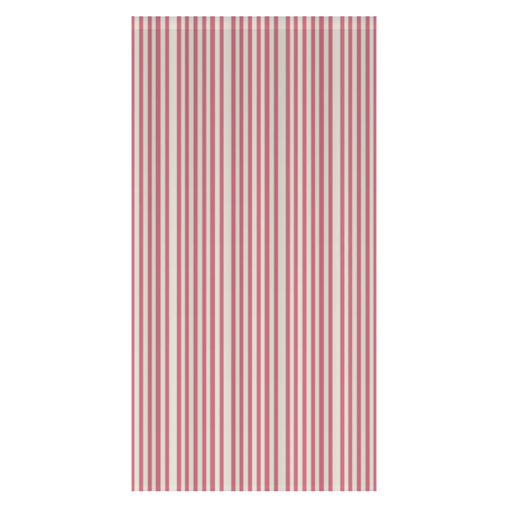 Window Curtain Set - Cotton Blend (2 Panels) | French Stripe - Peony