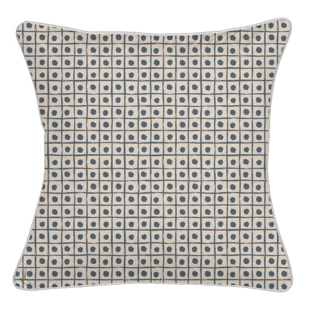 Ikat Fusion Pillow Trio – Sand &amp; Sea Geometric