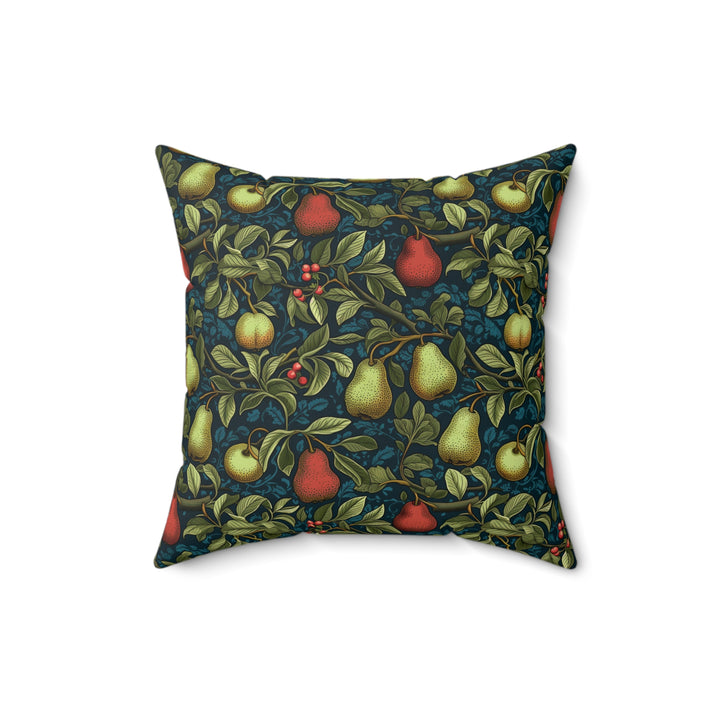 Microsuede Cushion / William Morris Inspired - Pears