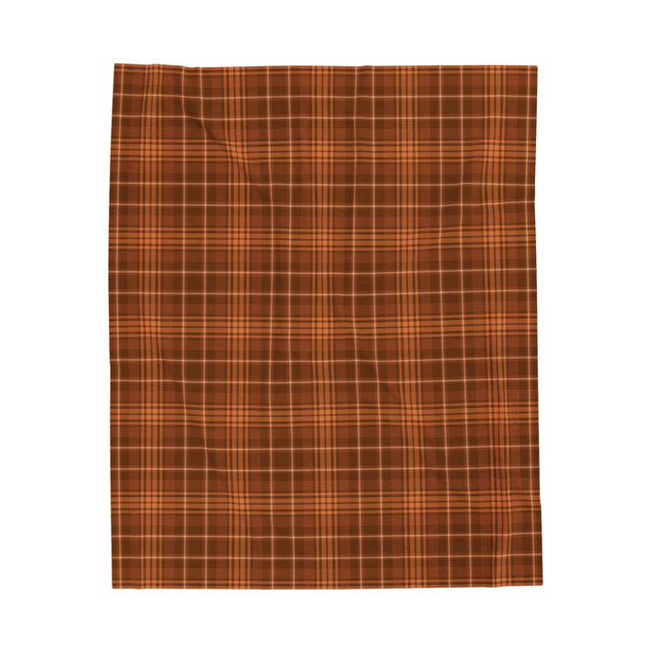 Velveteen Plush Blanket / Cozy Fall Plaids