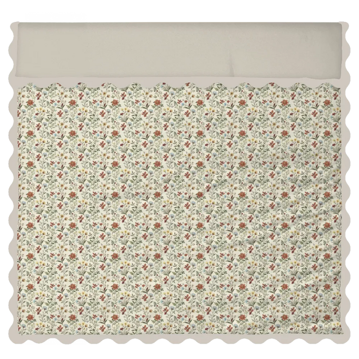 Form &amp; Field™ Scalloped Duvet Cover Set – Floral