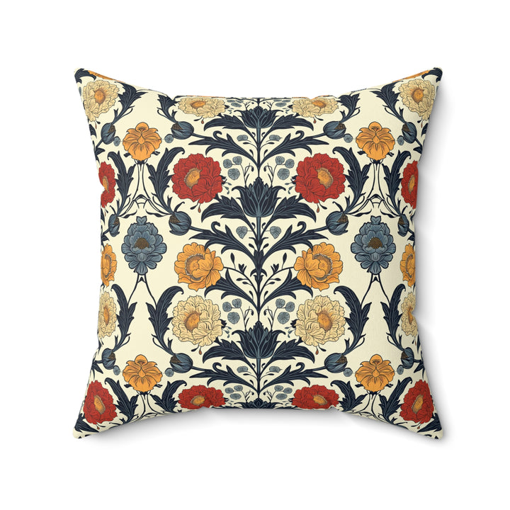 Microsuede Cushion / William Morris Inspired - Primary Bouquet