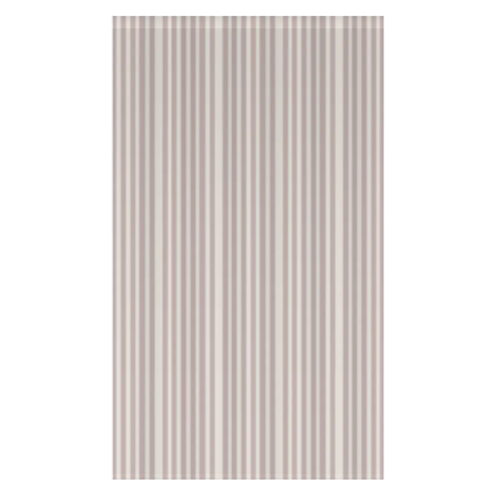 Window Curtain Set - Cotton Blend (2 Panels) | French Stripe - Dusty Lilac