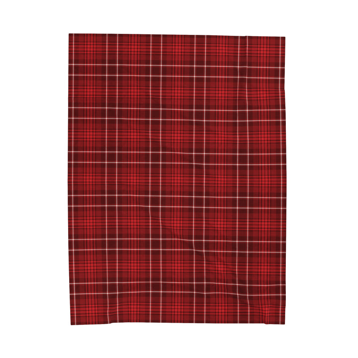 Velveteen Plush Blanket / Winter Holiday Plaids