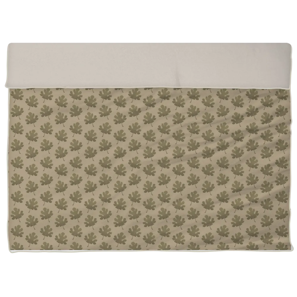 Verdant Fig™ Piped Edge Duvet Cover Set - Stamped Fig