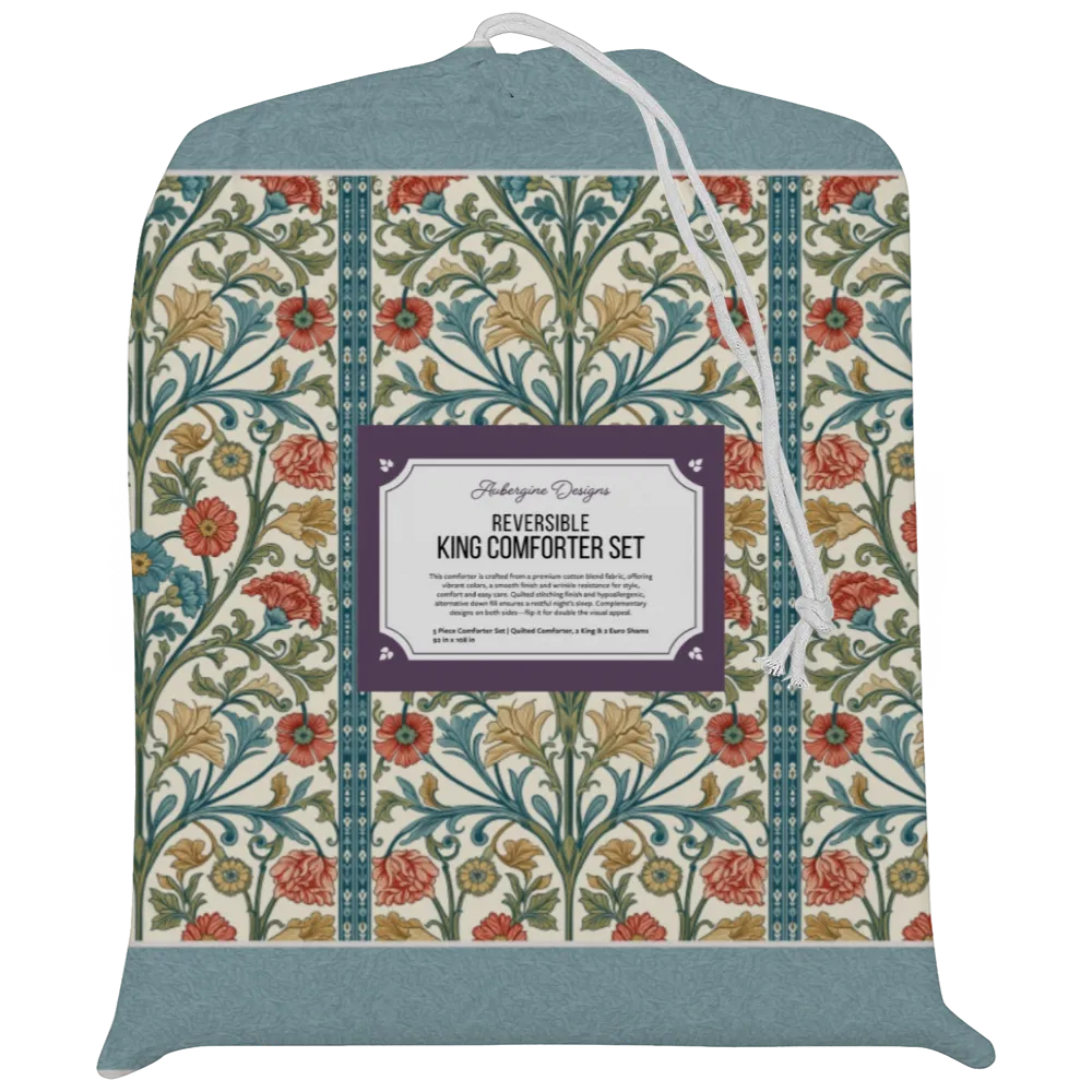Sunlit Garden™ Reversible Comforter Set - Sunlit Garden