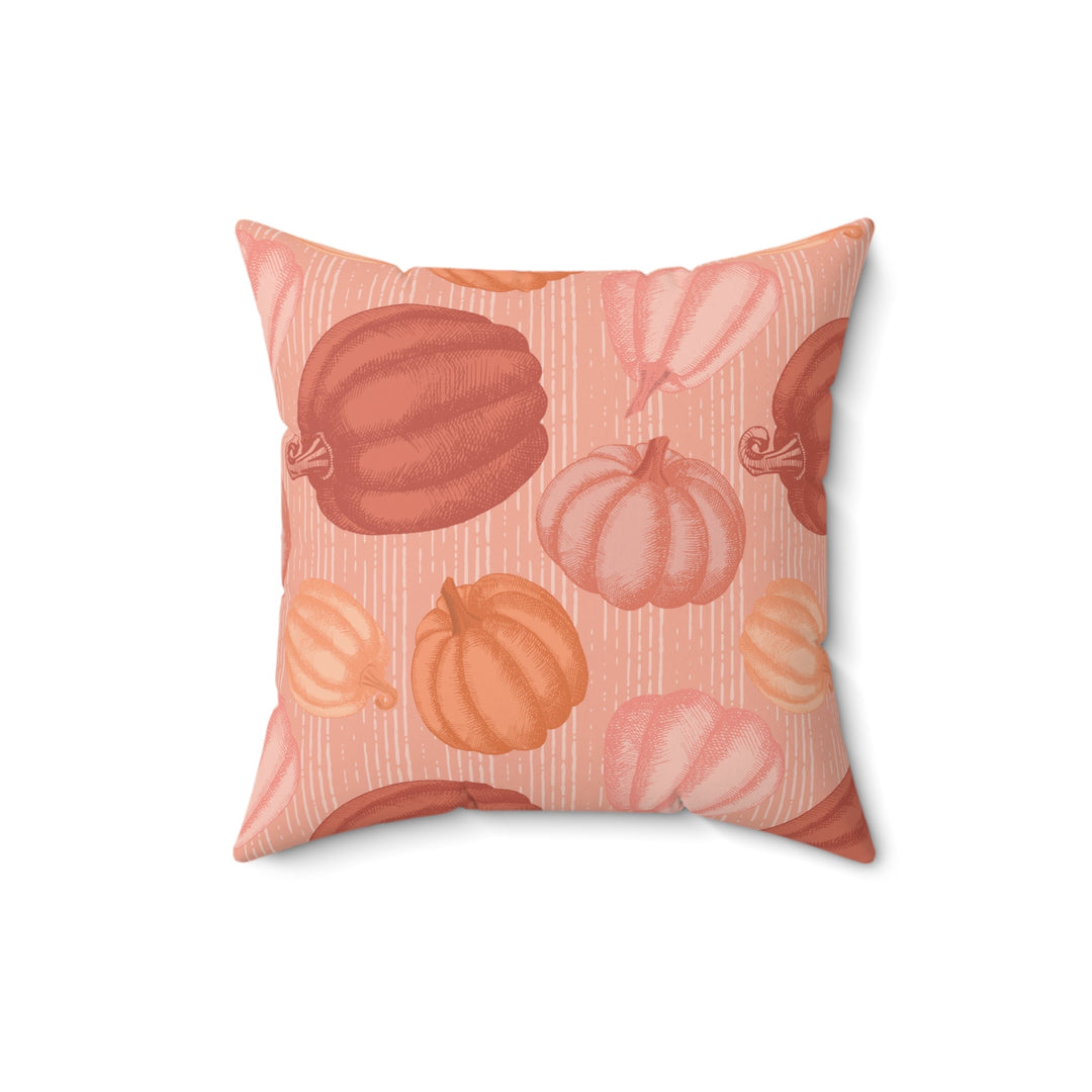 Microsuede Cushion / Cozy Pumpkins