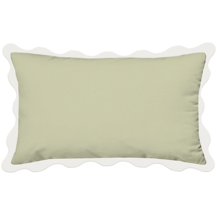 Vintage Cottage Collection Scalloped Duvet Cover Set - Emma (Khaki)