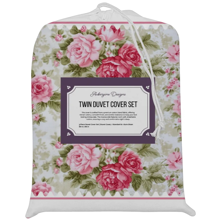 Vintage Cottage Collection Duvet Cover Set - Shelaugeh