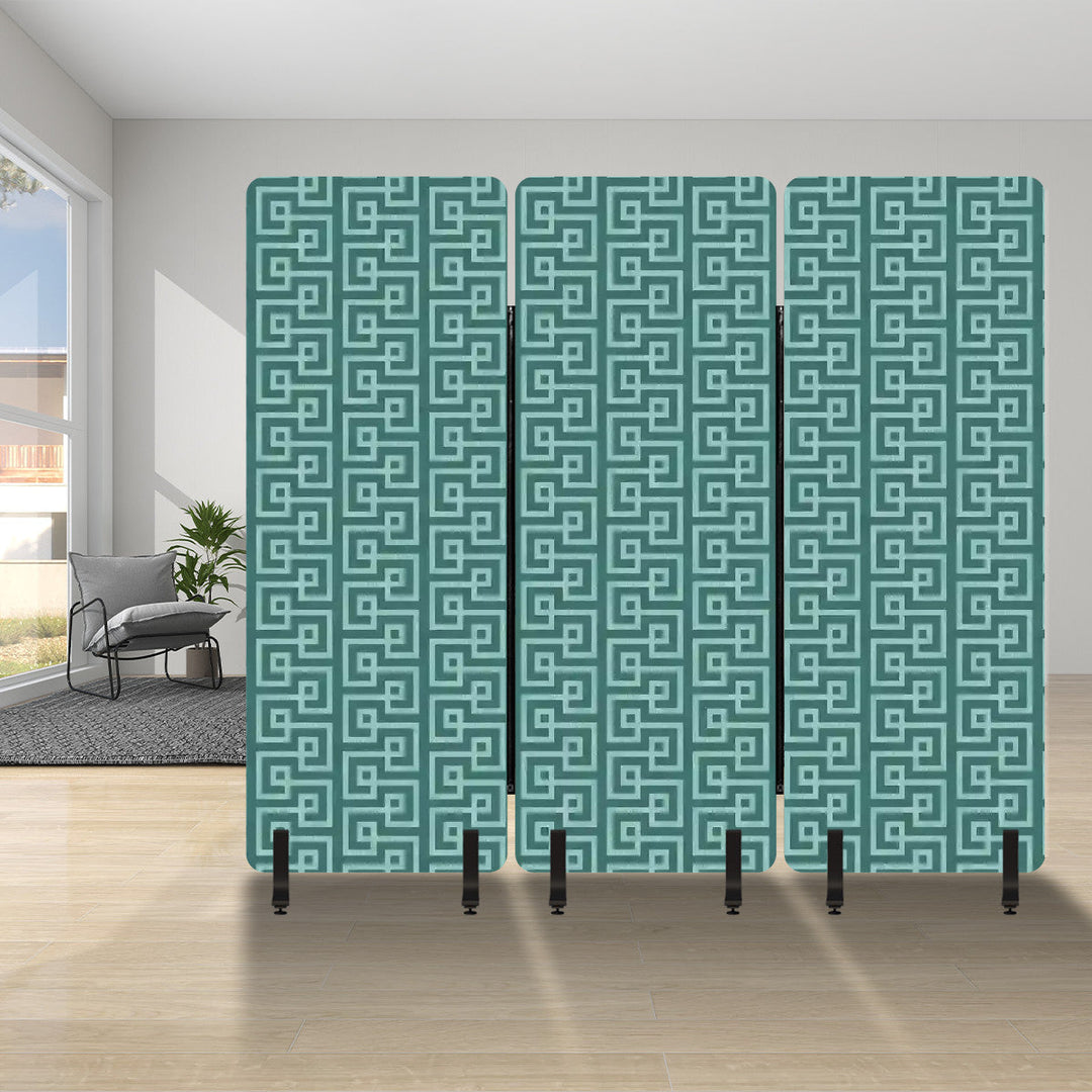 3 Panel Sound-Absorbing Room Divider / Tamesis