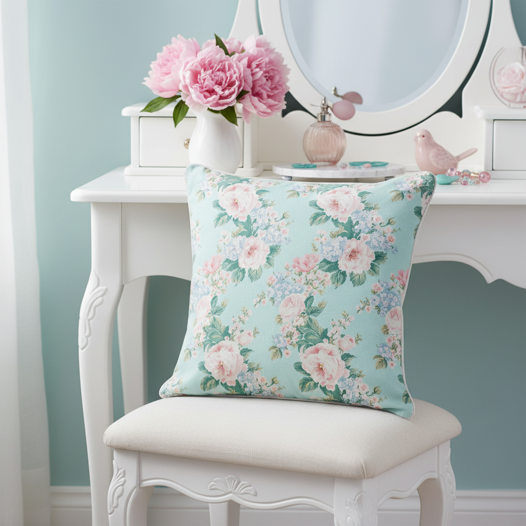 Vintage Cottage Collection Reversible Throw Pillow - Braxton