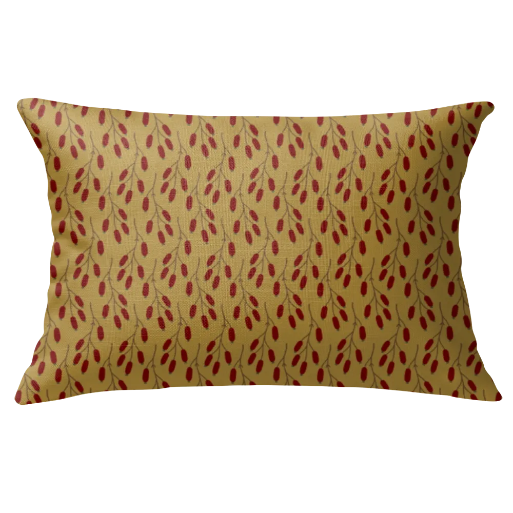 Heritage Bloom Pillow Trio - Acanthus Stripe (Old Brass &amp; Midnight Navy)
