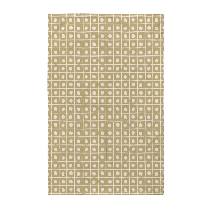 Ikat Fusion Tea Towel Set (6) – Sand &amp; Sea (Geometric)