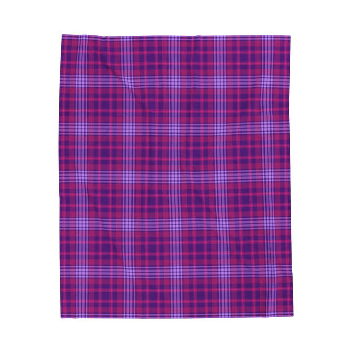 Velveteen Plush Blanket / Winter Pretty Plaids