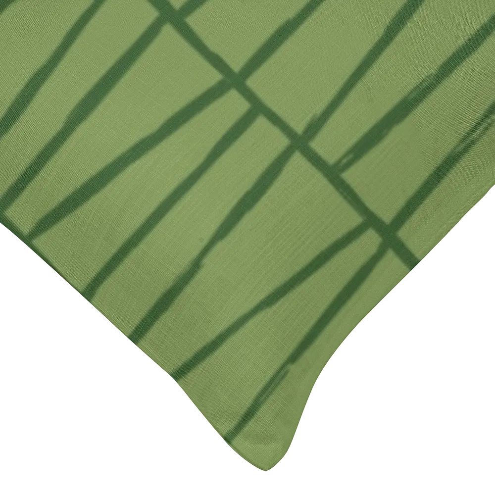 Reversible Pillow Pair – Limeade