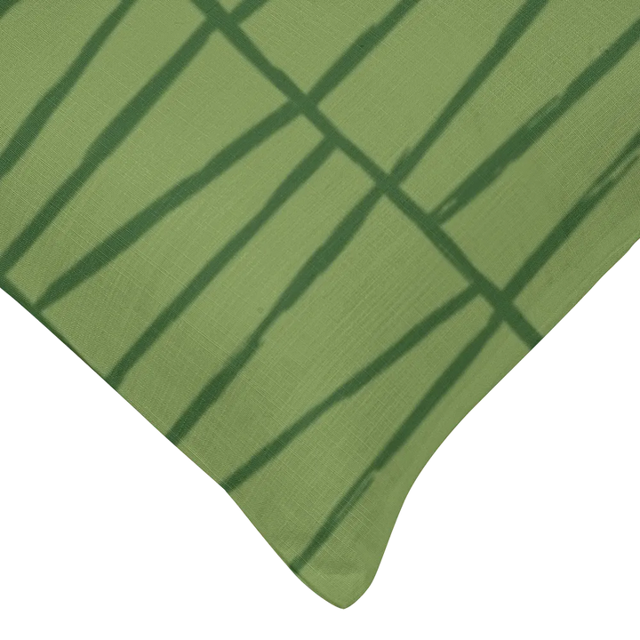 Reversible Pillow Pair – Limeade
