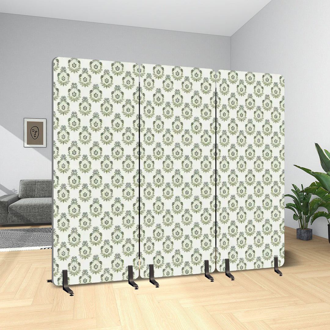 3 Panel Sound-Absorbing Room Divider / Ikat