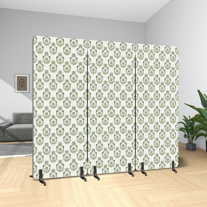 3 Panel Sound-Absorbing Room Divider / Ikat