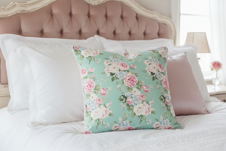 Emma – Reversible Throw Pillow | Vintage Cottage Collection