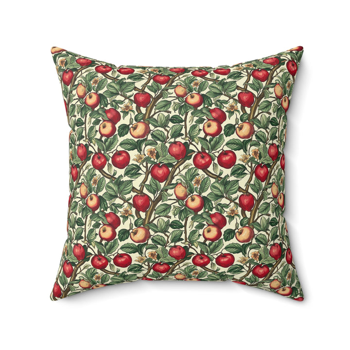 Microsuede Cushion / William Morris Inspired - Apples