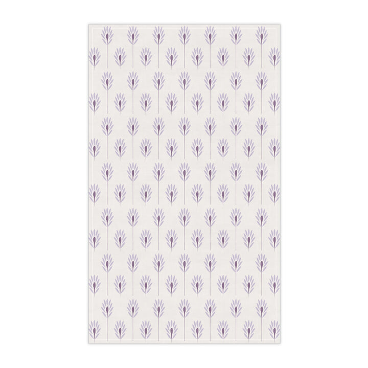 Cotton Twill Tea Towel / Fronds - Color + White