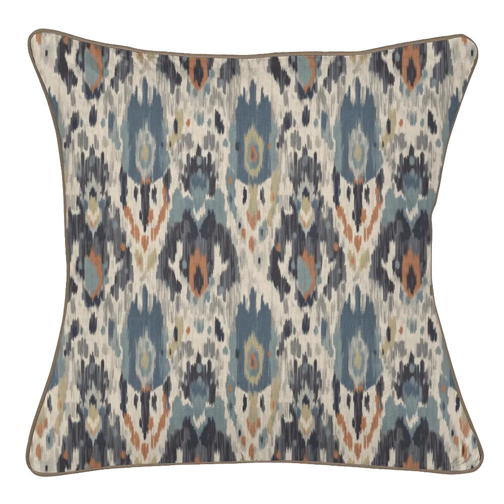 Ikat Fusion Pillow Trio – Sand &amp; Sea